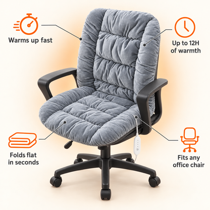 Headted Office Chair pad